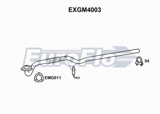 Exhaust Pipe (EXGM4003)