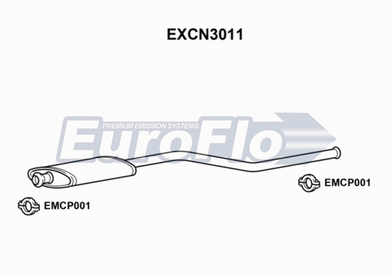 Centre Muffler (EXCN3011)