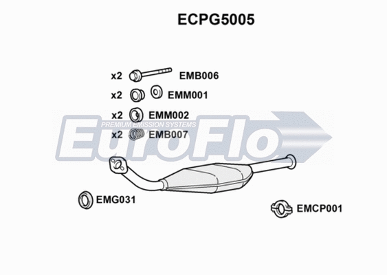 Catalytic Converter (ECPG5005)