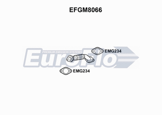 Exhaust Pipe (EFGM8066)