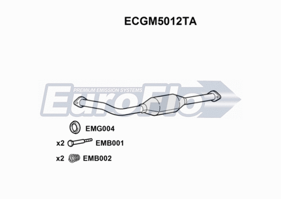 Catalytic Converter (ECGM5012TA)