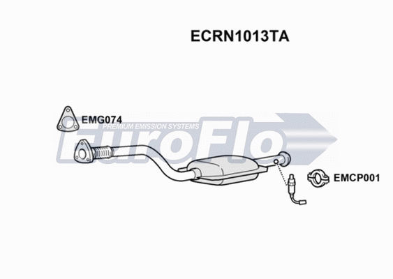 Catalytic Converter (ECRN1013TA)