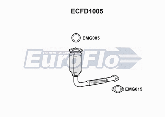 Catalytic Converter (ECFD1005)