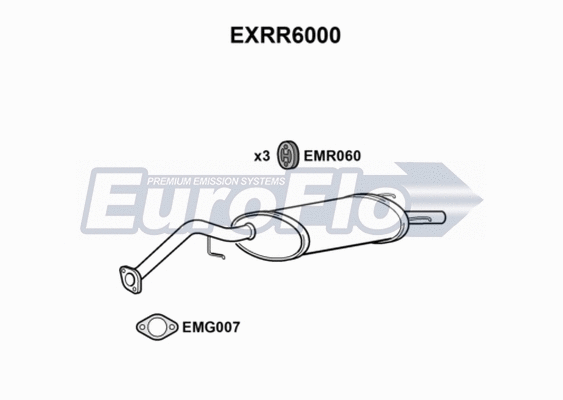 Rear Muffler (EXRR6000)