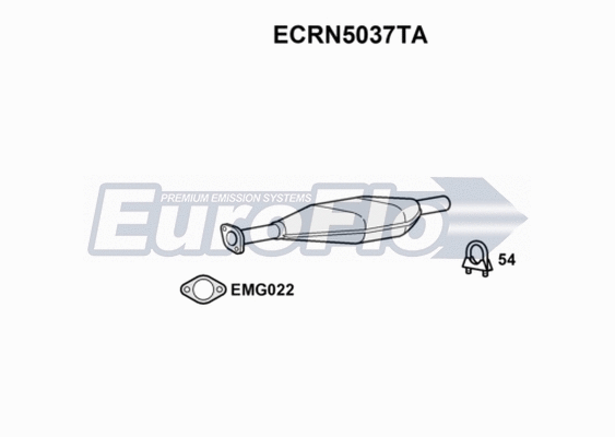 Catalytic Converter (ECRN5037TA)