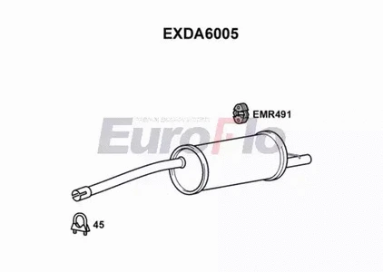Rear Muffler (EXDA6005)