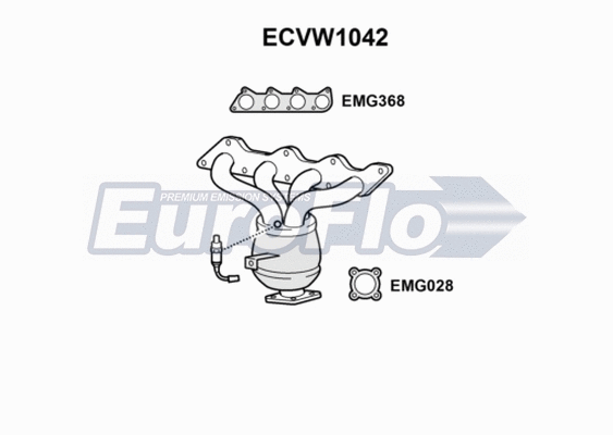 Catalytic Converter (ECVW1042)