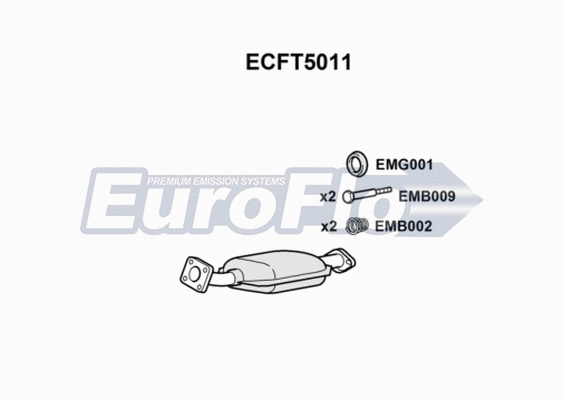 Catalytic Converter (ECFT5011)