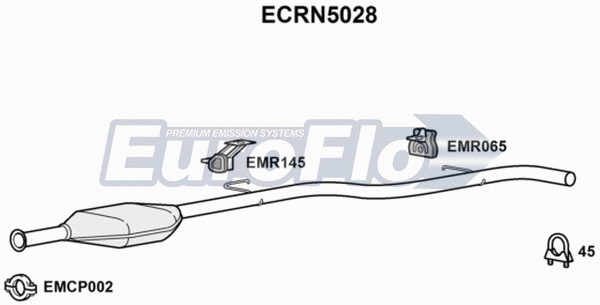 Catalytic Converter (ECRN5028)