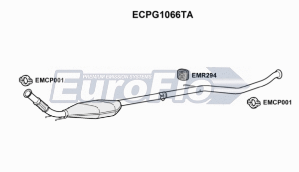 Catalytic Converter (ECPG1066TA)