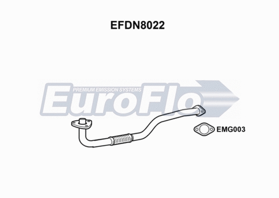 Exhaust Pipe (EFDN8022)
