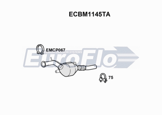 Catalytic Converter (ECBM1145TA)