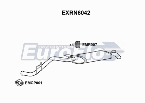 Rear Muffler (EXRN6042)