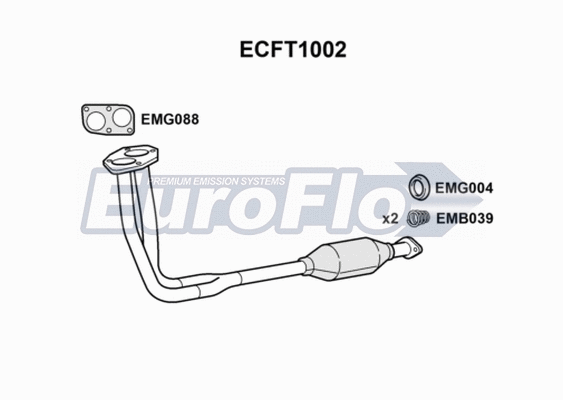 Catalytic Converter (ECFT1002)