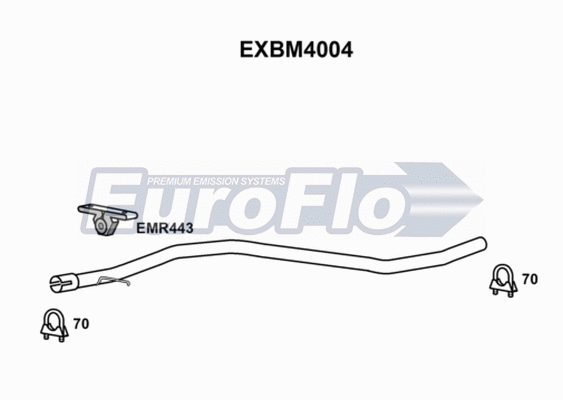 Exhaust Pipe (EXBM4004)