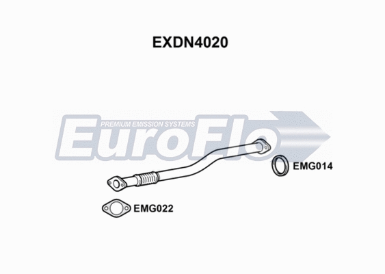 Exhaust Pipe (EXDN4020)