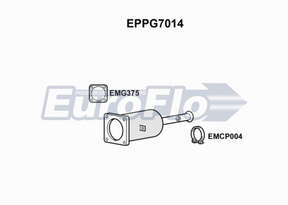 Soot/Particulate Filter, exhaust system (EPPG7014)