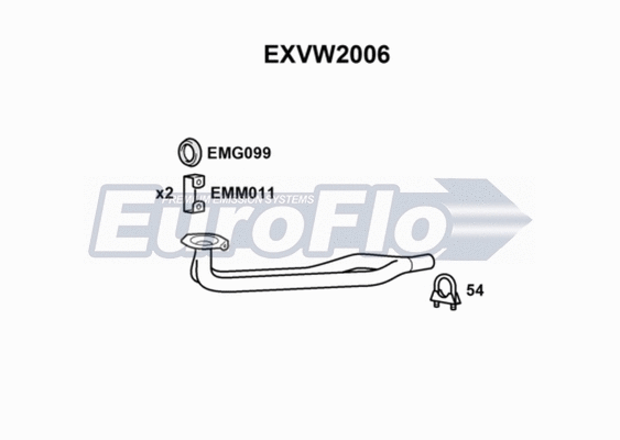 Exhaust Pipe (EXVW2006)