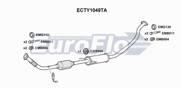 Catalytic Converter (ECTY1049TA)