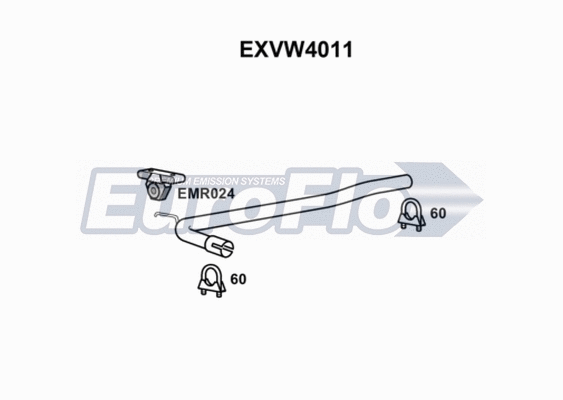 Exhaust Pipe (EXVW4011)