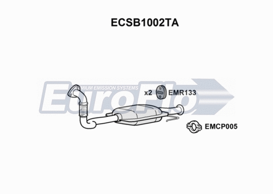 Catalytic Converter (ECSB1002TA)