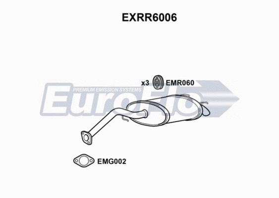 Rear Muffler (EXRR6006)