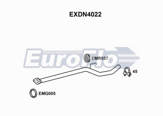 Exhaust Pipe (EXDN4022)