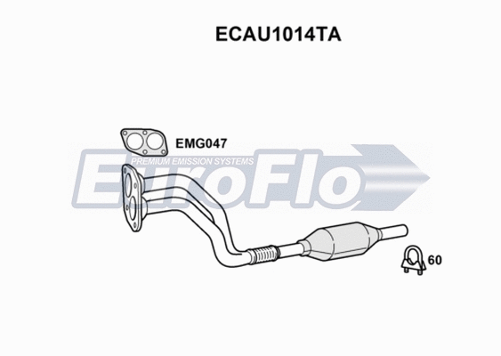 Catalytic Converter (ECAU1014TA)