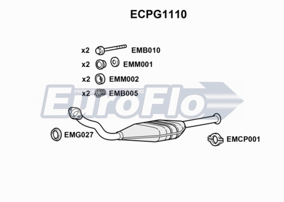 Catalytic Converter (ECPG1110)