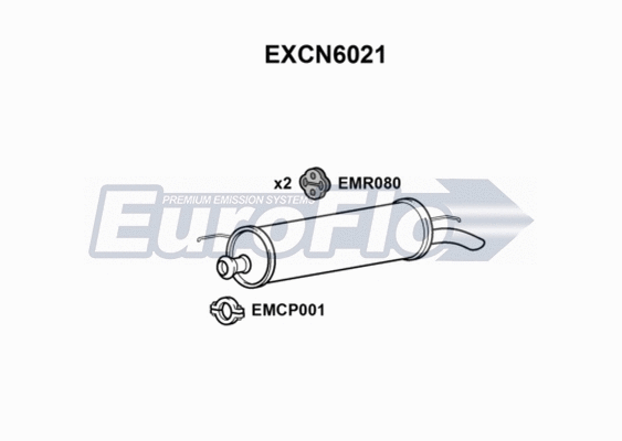 Rear Muffler (EXCN6021)