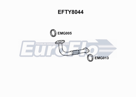 Exhaust Pipe (EFTY8044)