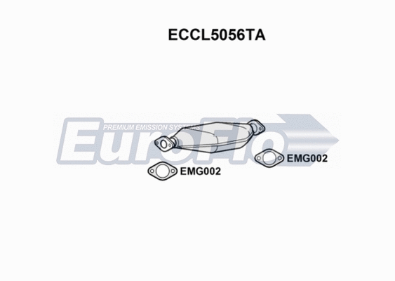 Catalytic Converter (ECCL5056TA)