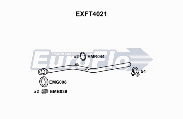 Exhaust Pipe (EXFT4021)