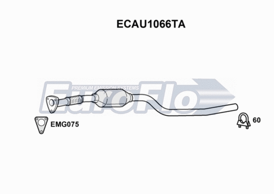 Catalytic Converter (ECAU1066TA)