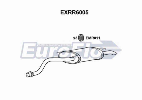 Rear Muffler (EXRR6005)