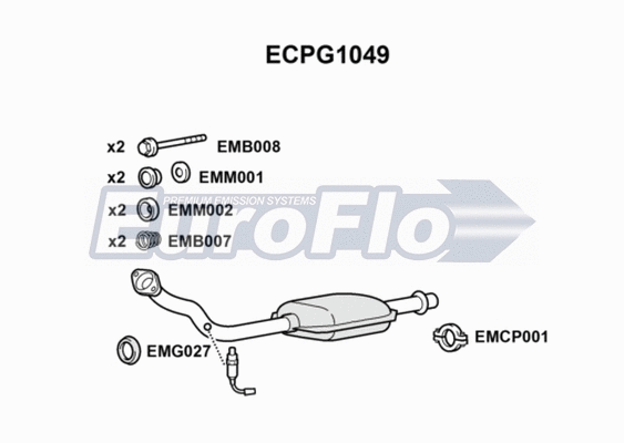 Catalytic Converter (ECPG1049)