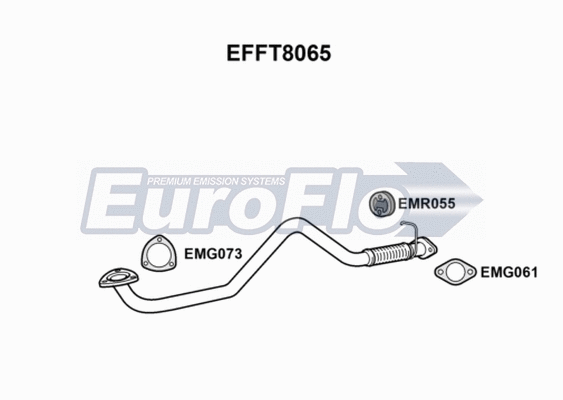 Exhaust Pipe (EFFT8065)
