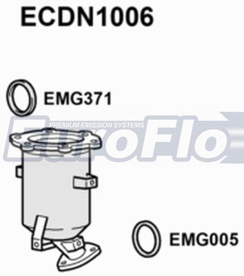 Catalytic Converter (ECDN1006)