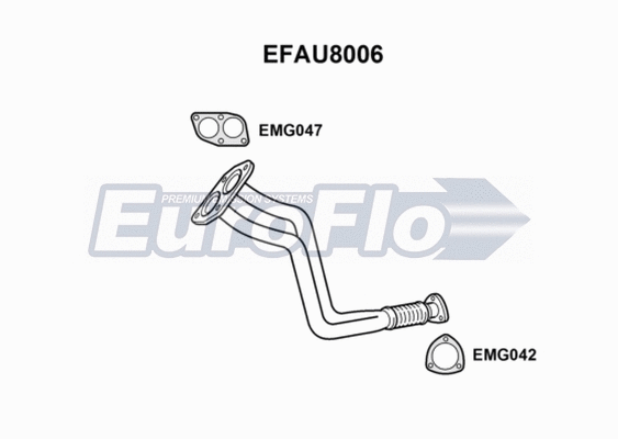 Exhaust Pipe (EFAU8006)