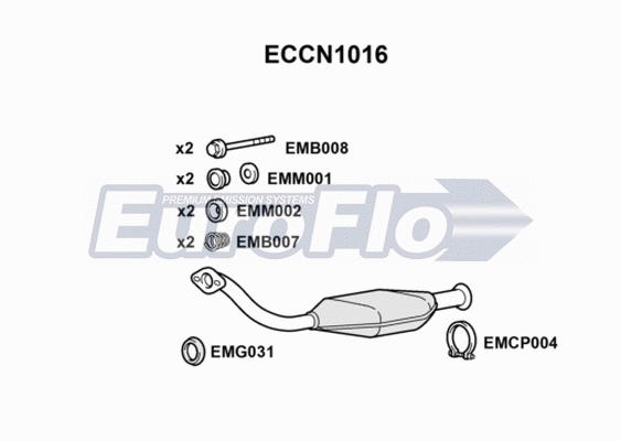 Catalytic Converter (ECCN1016)