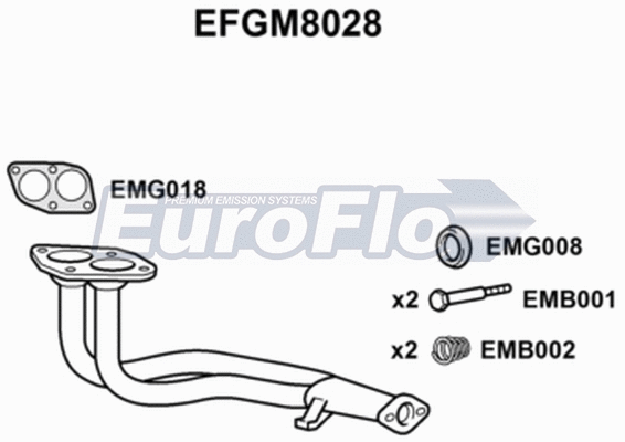Exhaust Pipe (EFGM8028)