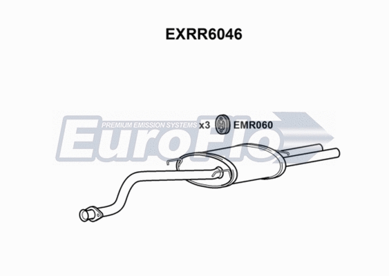 Rear Muffler (EXRR6046)