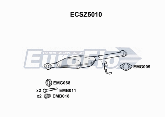 Catalytic Converter (ECSZ5010)