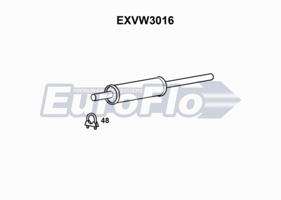 Centre Muffler (EXVW3016)