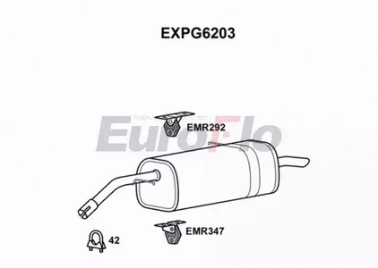 Rear Muffler (EXPG6203)