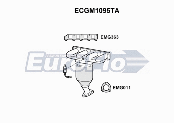 Catalytic Converter (ECGM1095TA)