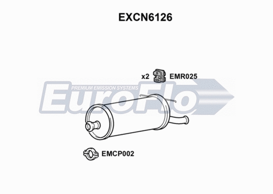 Rear Muffler (EXCN6126)