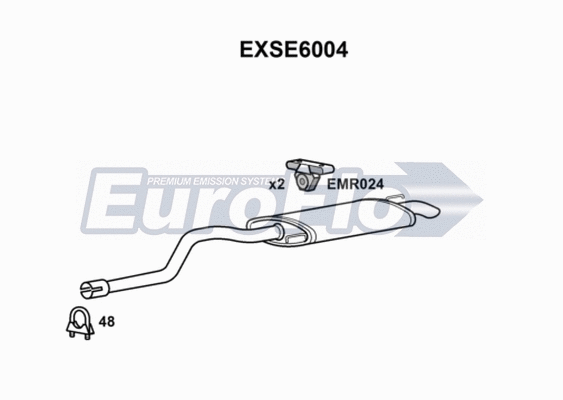 Rear Muffler (EXSE6004)