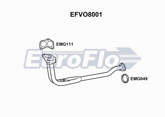 Exhaust Pipe (EFVO8001)