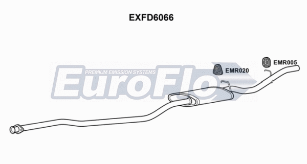 Rear Muffler (EXFD6066)